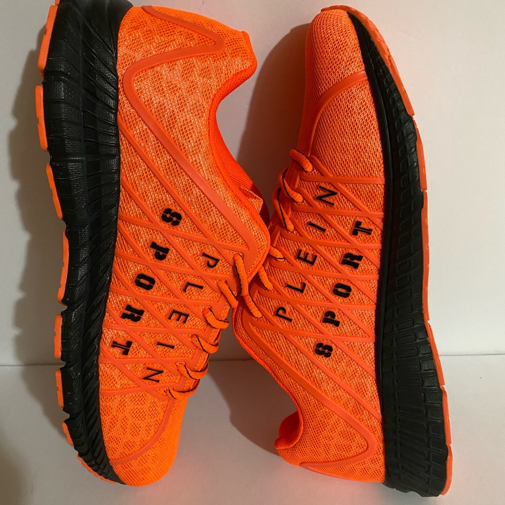 PHILIPP PLEIN SNEAKERS RUNNER MATRIX ORANGE very lightweight